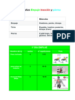 Rutina 3 Dias Empuje Tracción y Pierna
