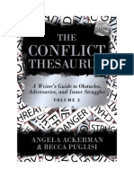 The Conflict Thesaurus A Writers Guide To Obstacles, Adversaries