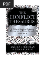 The Conflict Thesaurus A Writers Guide To Obstacles, Adversaries ...