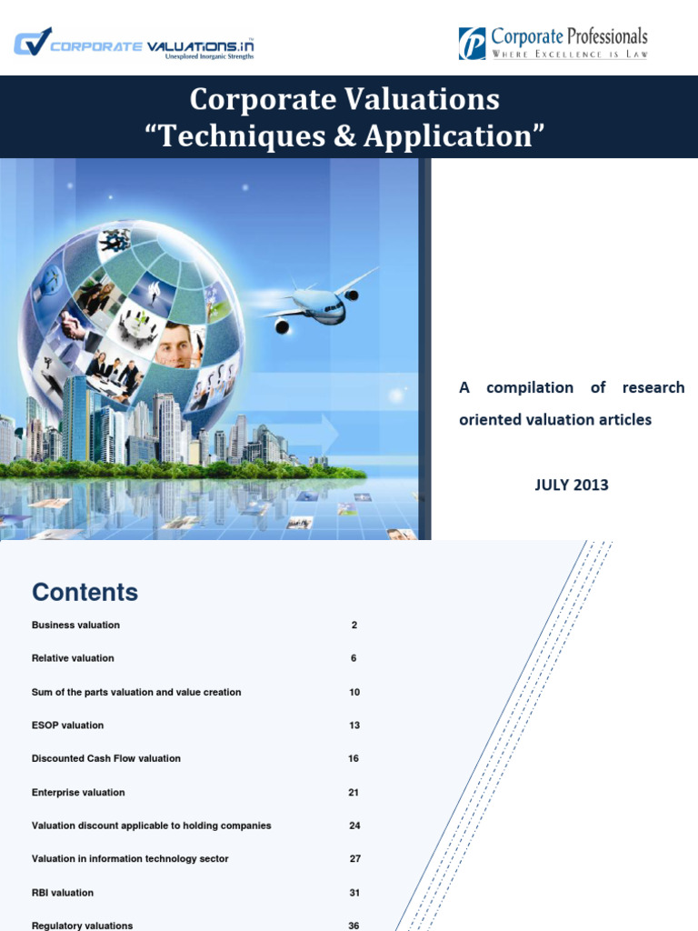 Business Valuation Techniques Overview | PDF | Valuation (Finance ...