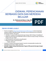 2023 Rapor Pendidikan, Perencanaan Berbasis Data Dan Merdeka Belajar