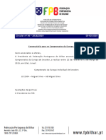 Circular 36 - Convocatória Campeonato Da Europa de Snooker 2019