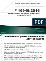 IATF 16949 - Modificari La ISO TS