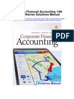 Corporate Financial Accounting 14th Edition Warren Solutions Manual