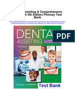 Dental Assisting A Comprehensive Approach 5th Edition Phinney Test Bank