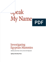 Radiocarbon Dating The Nicholson Mummies