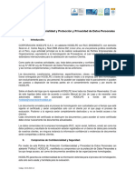 Politica de Confidencialidad Proteccion y Privacidad de Datos Personales 2023