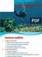 Lecture 2-8 - Gases Exchange Regulation of Respiration