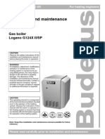 Buderus Installation Service Manual G124X