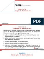 Ejercicio 12 Mantenimiento y Estratefia