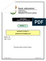 Business Studies P1 GR 11 Exemplar Nov 2019 Eng