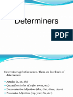 Unit 7 - Determiners