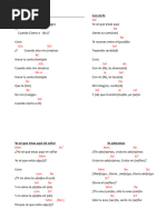 Acordes y letra de 