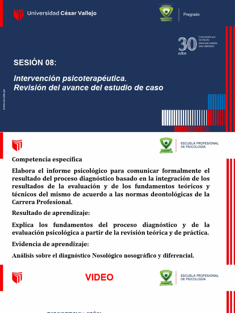 Intervención Psicoterapéutica en Psicología | PDF | Psicoterapia ...