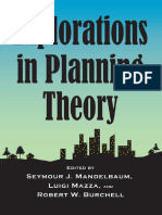 Seymour J. Mandelbaum - Luigi Mazza - Robert W. Burchell - Explorations in Planning Theory-Transaction Publishers (1996)