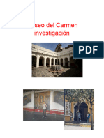 Museo Del Carmen Investigación