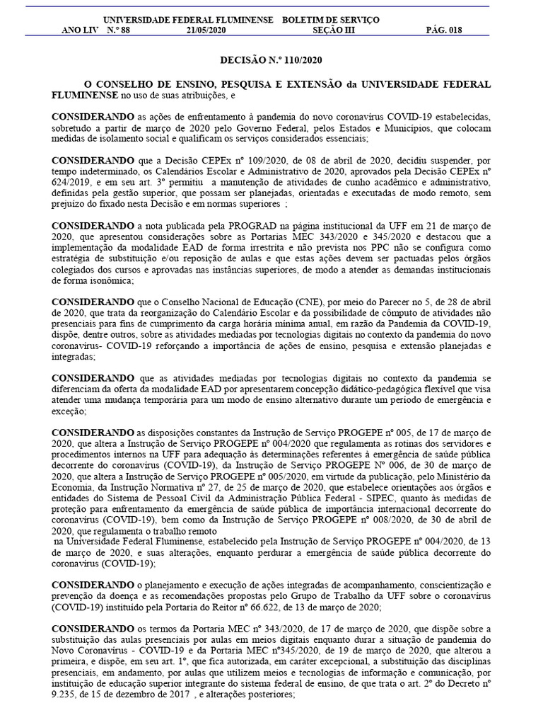 Decisao Cepex 110 2020 | PDF