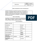 Auxiliar de Costos y Presupuestos