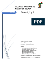 Tarea 1, 2 y 3 - Liderazgo