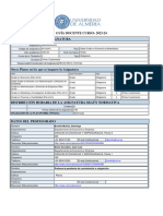 Guía Docente Curso: 2023-24 Datos Básicos de La Asignatura: Plan Ciclo Formativo Tipo Curso Duración