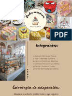 Presentación Negocio Cafeteria Repostería Elegante Minimal Crema