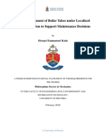 Failure Assessment of Boiler Tubes Under Localized