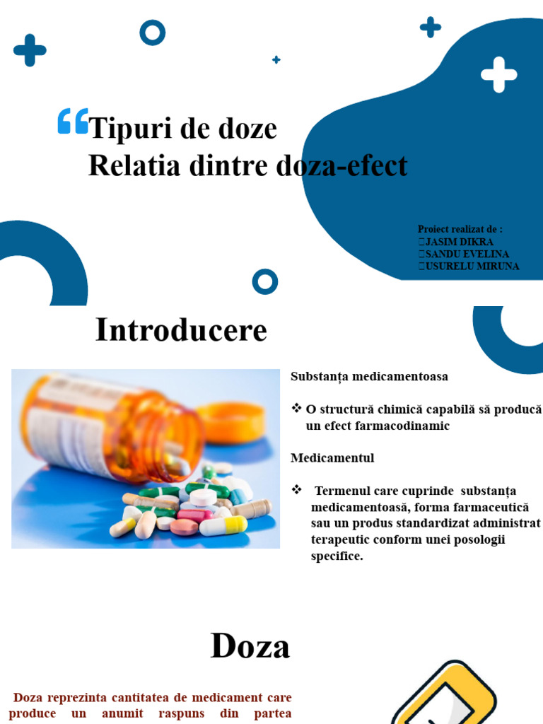 Tipuri de Doze, Relatia Doza-Efect | PDF