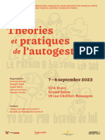 Theories Et Pratiques de Lautogestion Programme Job 311