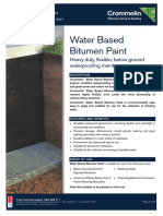 Water Based Bitumen Paint: Product Information