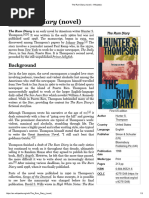 Hunter S. Thompson's Daily Routine | PDF