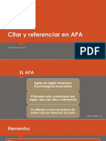 Citar y Referenciar en APA