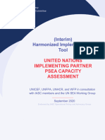 UN IP PSEA Common Assessment - Final