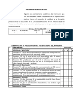 Instrumento de Recolección de Datos