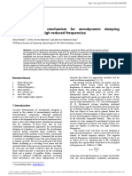 Blade Oscillation Mechanism For Aerodynamic Dampin