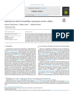 Exploring Tax-Related Sustainability Reporting by Electric Utilities