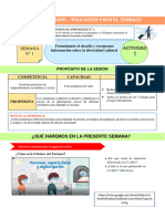 I Experiencia de Aprendizaje - Act 1 - 5° Grado - Sem 1 - 2