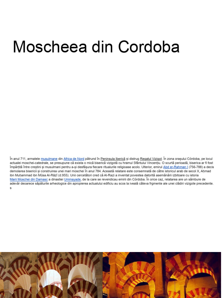 Moscheea Din Cordoba | PDF