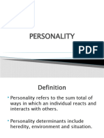Unit-II Personality