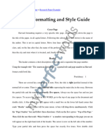Harvard Research Paper Sample PDF