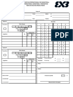 3 X 3 Scoresheet ESP1