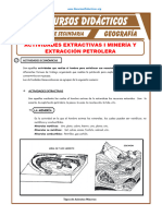 Minería y Extracción Petrolera para Quinto Grado de Secundaria