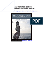 Management 13th Edition Schermerhorn Solutions Manual