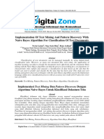 Implementation of Text Mining and Pattern Discovery With