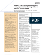 2004 Grado de Conocimiento, Tratamiento y Control de La Hipertensión Arterial, Hipercolesterolemia y Diabetes Mellitus en La Población General Adulta