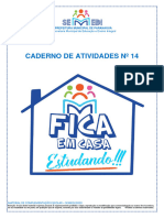 Caderno de Atividades #14: Secretaria Municipal de Educação e Ensino Integral