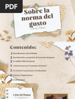 Sobre La Norma Del Gusto