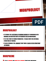 Morphology - For GC