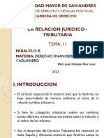 Tema 11. La Relacion Juridico-Tributaria