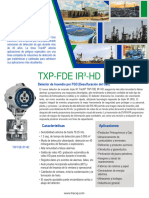 TXP-IR3-HD Hoja de Datos Español