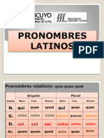 Pronombres Latinos